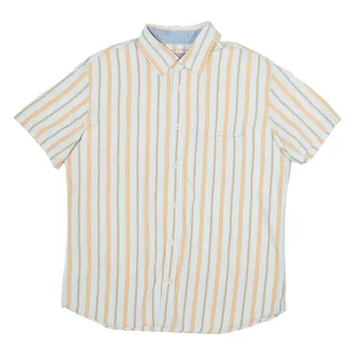 LEVI'S Mens Shirt Blue Striped Long Sleeve M