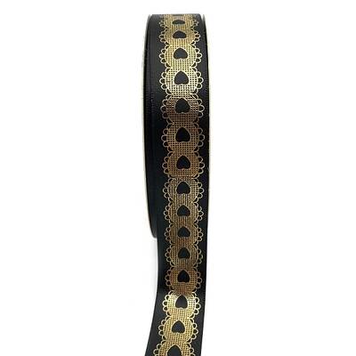 48 Yards Gold Stamping Polyester Ribbon