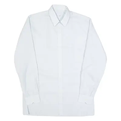 LINEAHB Mens Plain Shirt Grey Long Sleeve M