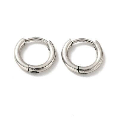 Tarnish Resistant 201 Stainless Steel Huggie Hoop Earrings
