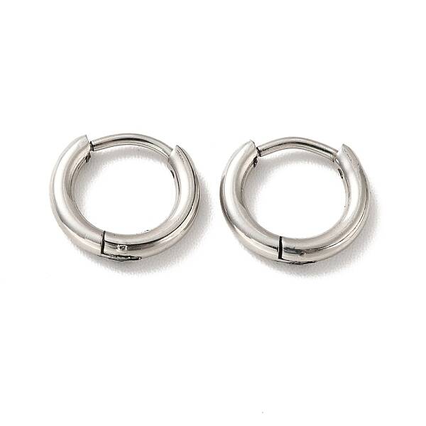 Tarnish Resistant 201 Stainless Steel Huggie Hoop Earrings