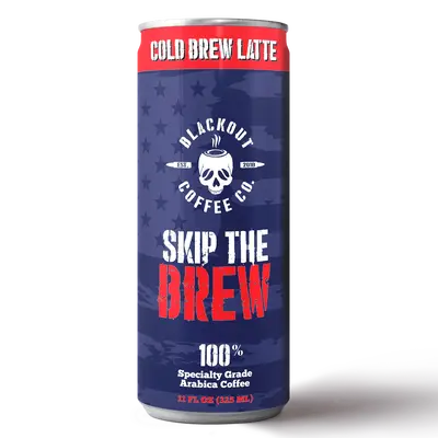 Blackout Coffee RTD Cold Brew Latte 12 Pack