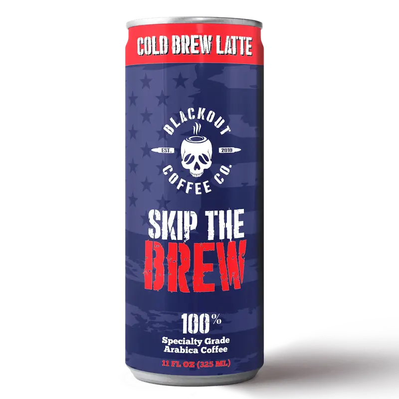 Blackout Coffee RTD Cold Brew Latte 12 Pack