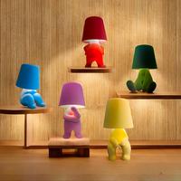Cute Doll Design Mini Table Light, 1 Count USB Rechargeable 3-level Dimmable Warm White Night Light, Decorative Light for Bed...