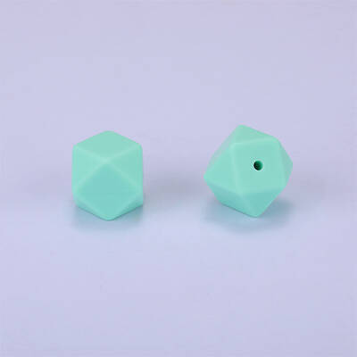 Hexagonal Silicone Focal Beads