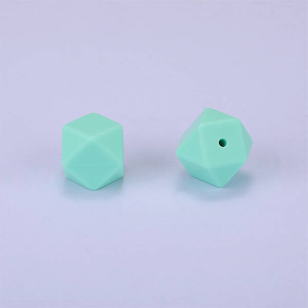 Hexagonal Silicone Focal Beads