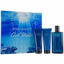 Davidoff Cool Water Man United gift set eau de toilette 125 ml Aftershave balm 75 ml Cool Water and Cool Water Nourishing Gel