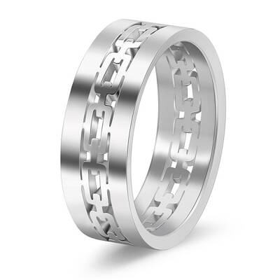 Stainless Steel Chunky Rings