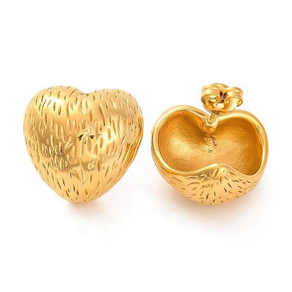 Ion Plating(IP) 304 Stainless Steel Stud Earrings
