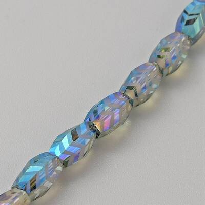 Transparent Electroplate Glass Beads