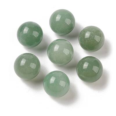Natural Green Aventurine No Hole Sphere Beads