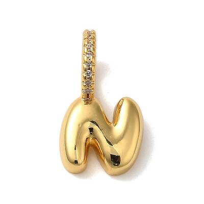 Brass Micro Pave Cubic Zirconia Pendants