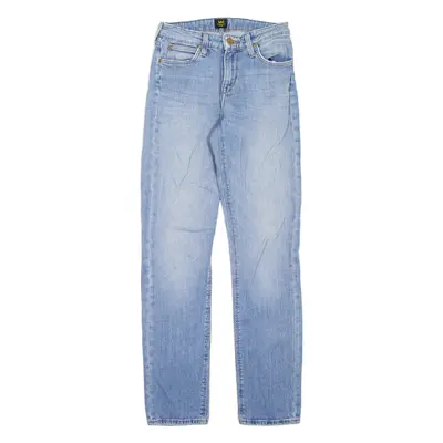 LEE Elly Womens Jeans Blue Slim Straight W24 L31
