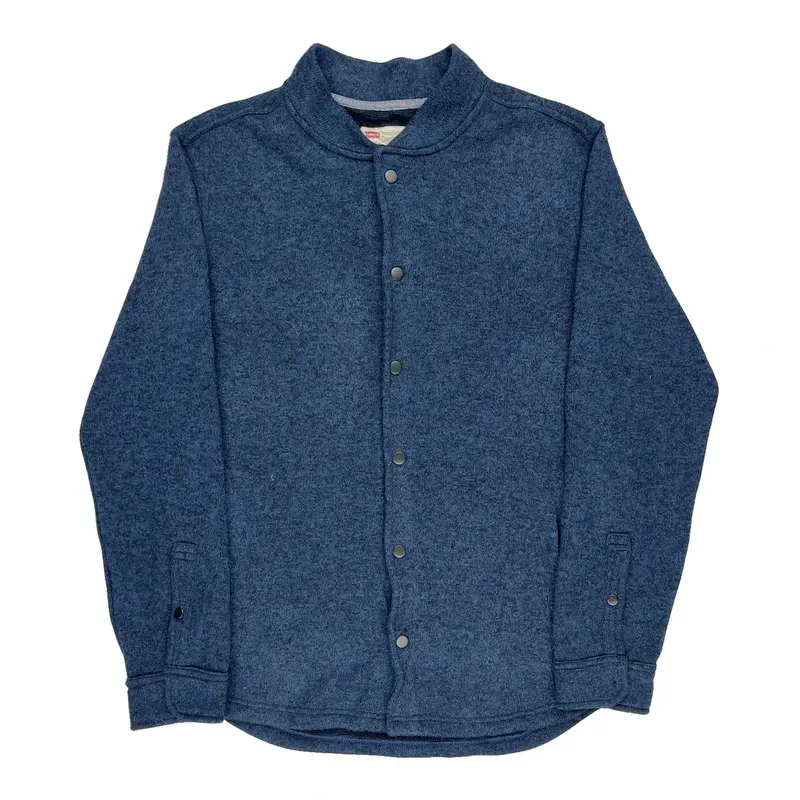 Levis Fleece Jacket - Large Blue Polyester | Size: large