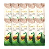 10pcs/set Shea Butter Exfoliator Body Scrub, Smooth Lightening Body Peels Product, Body Personal Care Products for Dryness Da...