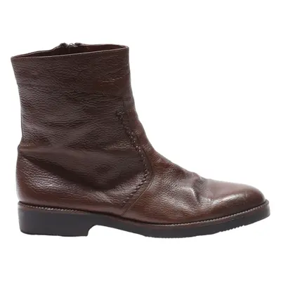 VIGOR Ankle Boots Brown Leather Womens UK 7