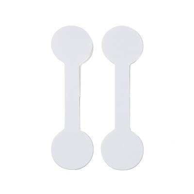 Folding Blank Paper Jewelry Price Tags