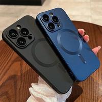 Mag Safe Magnetic TPU Case For iPhone 16 15 14 Pro Max 13 12 Camera Lens Protect