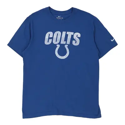 Indianapolis Colts Nike NFL T-Shirt - Medium Blue Cotton