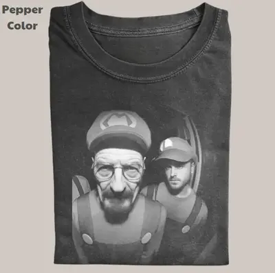 Breaking Bad Vintage Tee, Walter Jesse T-Shirt, Movie Graphic Tee, Unisex Meme Cringe Funny Dumb Shirts, Menswear Womenswear ...