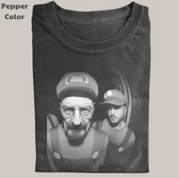 Breaking Bad Vintage Tee, Walter Jesse T-Shirt, Movie Graphic Tee, Unisex Meme Cringe Funny Dumb Shirts, Menswear Womenswear ...