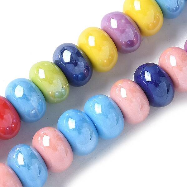 Porcelain Rondelle Beads