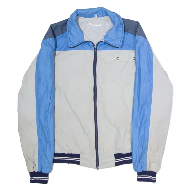 Mens Jacket Grey Colourblock XL