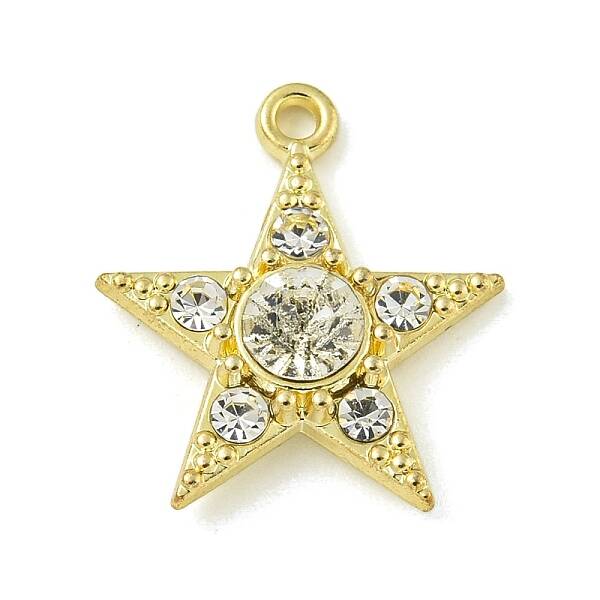 Zinc Alloy Crystal Rhinestone Pendants