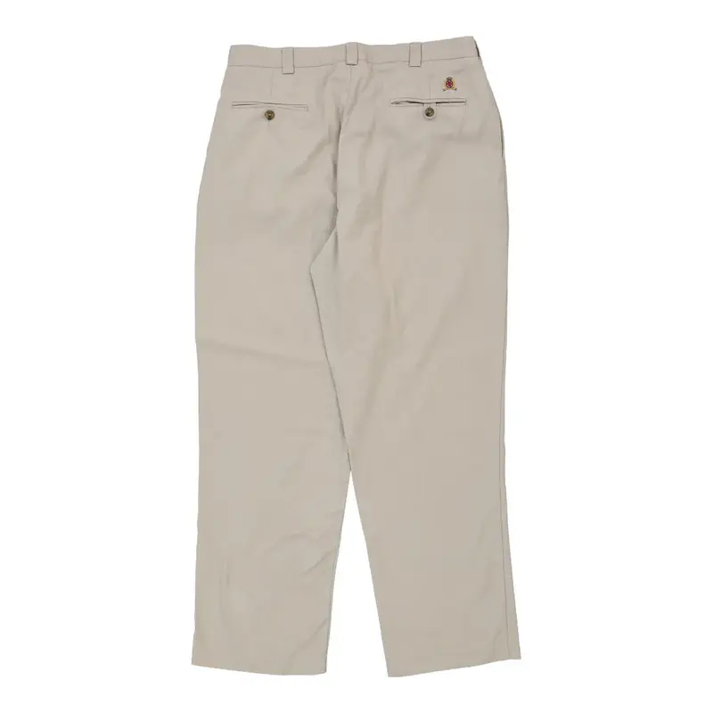 Tommy Hilfiger Chinos - 34W 30L Cream Cotton