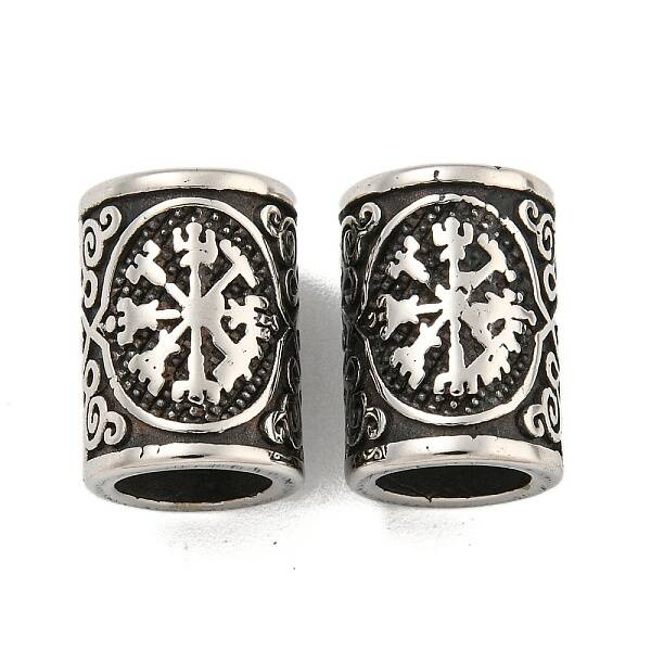 316 Surgical Stainless Steel European Beads