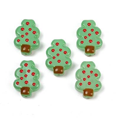 Christmas Theme Handmade Lampwork Enamel Beads