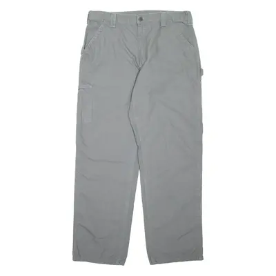 CARHARTT Cargo Mens Trousers Grey Regular Straight W36 L32