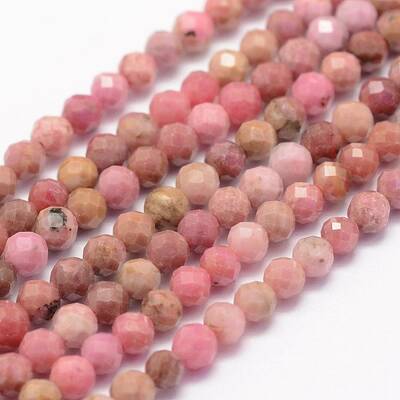 Natural Rhodonite Beads Strands