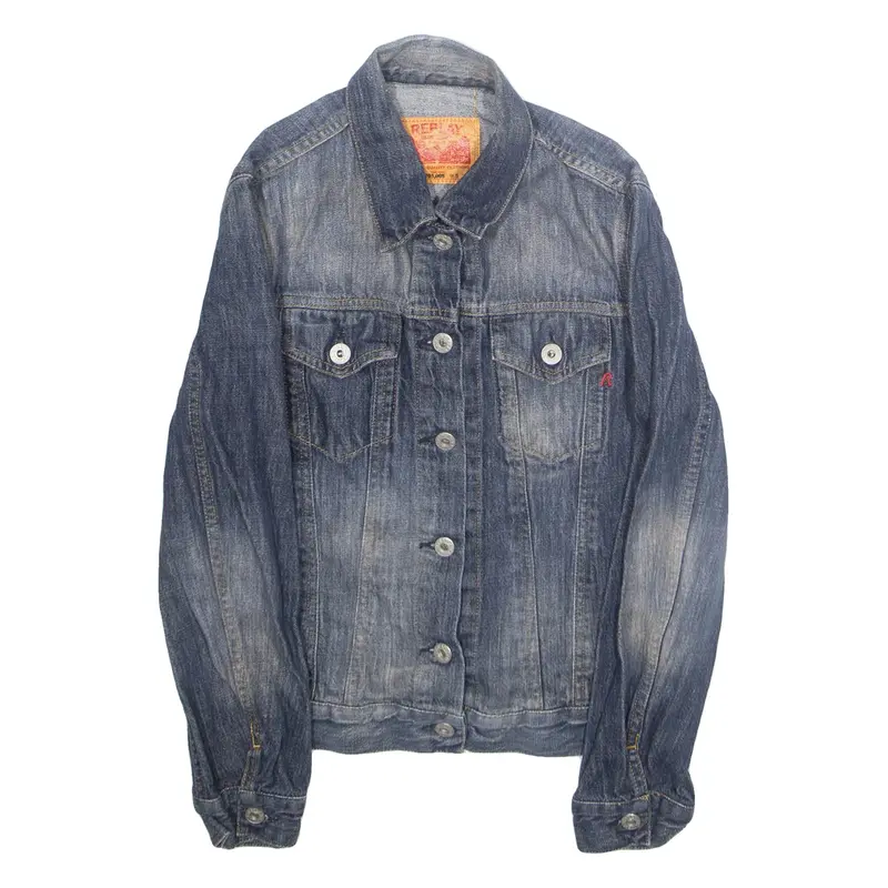 REPLAY Womens Denim Jacket Blue S
