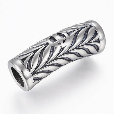 304 Stainless Steel Magnetic Clasps with Glue-in Ends