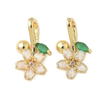 Brass Micro Pave Clear Cubic Zirconia Pendants