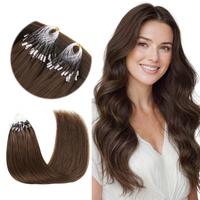 GOO GOO Micro Link Hair Extensions Real Human Hair 18-22Inch 50g 50s, Cold Fusion, Invisible Remy, Micro Loop Micro Ring Hair...