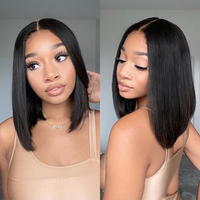 [New Upgrade] EINBEAUTY HAIR 9x6 HD Glueless Wear And Go Bob Wig Pre-plucked Hairline Mini Knots Pre Cut Lace Straight Human ...