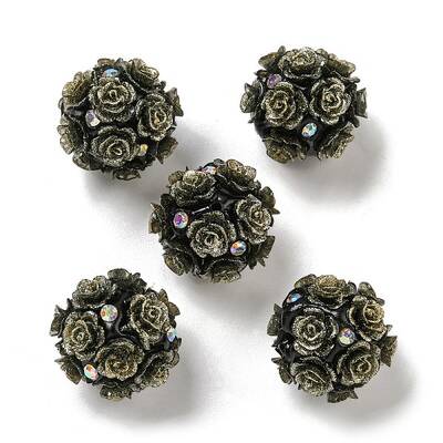 Acrylic Handmade Polymer Clay Rhinestone Beads