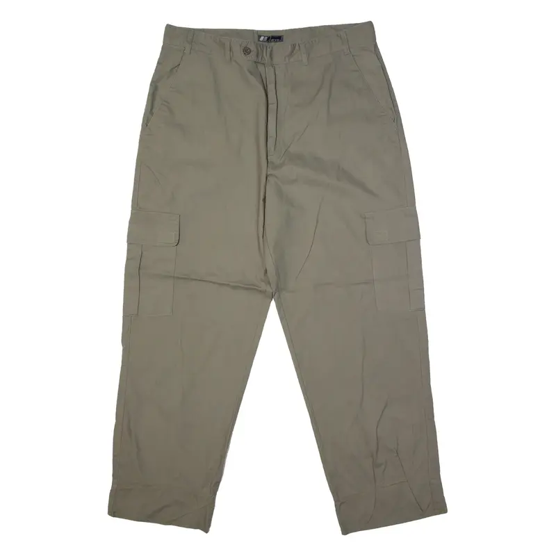 LETS GO Outdoor Trousers Brown Relaxed Tapered Mens W34 L29