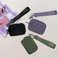 New Wallet 2nd Gen Or Dual Zipper Pouch Wallet, Nylon Wristlet Wallet for Everyday Use with RFID Protection, Zippered Card Ca...