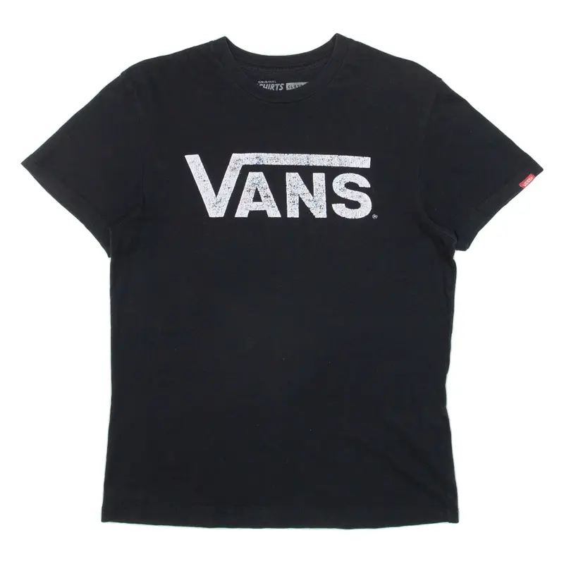 VANS Mens T-Shirt Black S