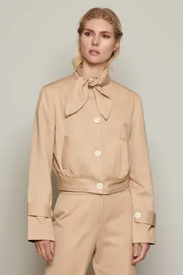 Jasmin Jacket (Beige) | size: XS