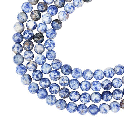 Natural Blue Spot Jasper Beads Strands