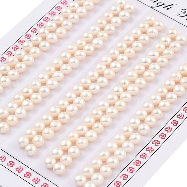 Grade 6A Natural Cultured Freshwater Pearl Beads