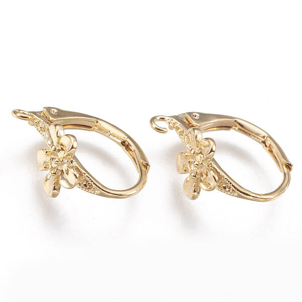 Brass Leverback Earring Findings