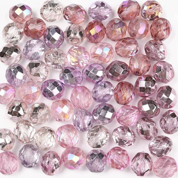 Fire-Polished Czech Glass Beads