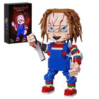 Horror Murders Doll Building Blocks Set, Perfect Halloween Toys and Gifts for Fans and Kids (494 pcs)