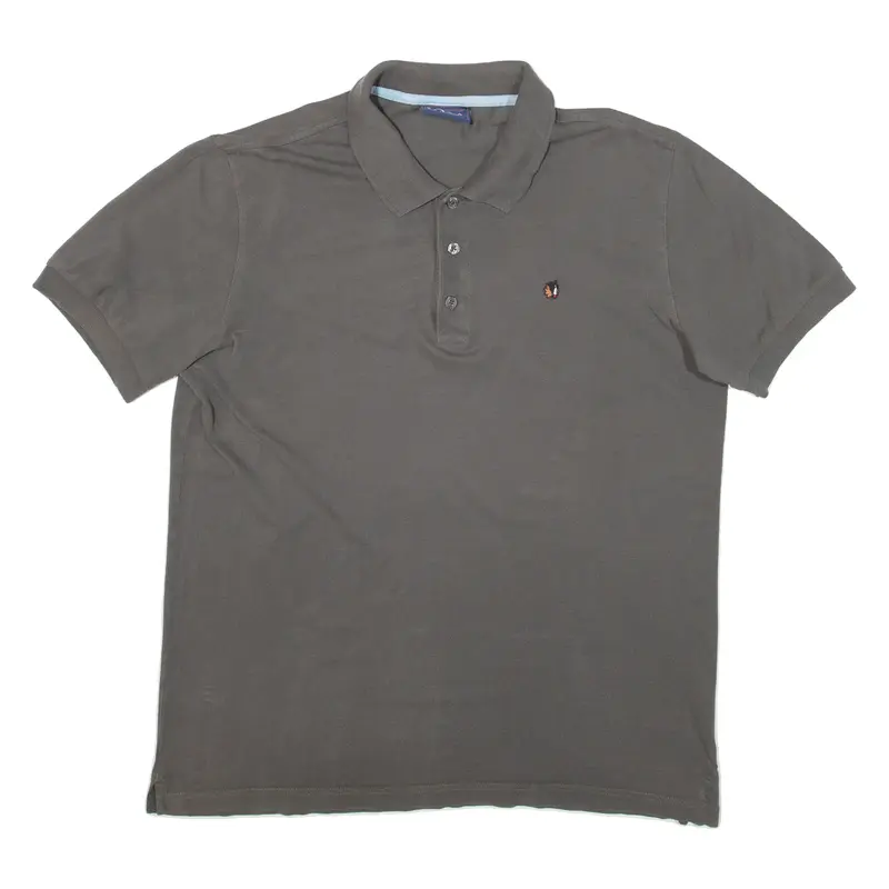 PEAK PERFORMANCE Mens Polo Shirt Grey XL