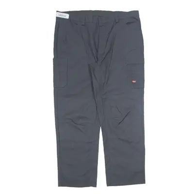 RED KAP Cargo Workwear Trousers Grey Regular Straight Mens W42 L32